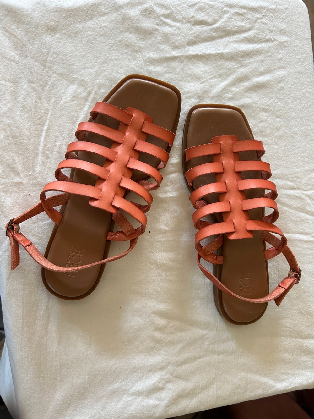 Women’s Strappy Coral Flat Sandals - Stylish Summer Comfort